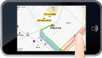 iPodで持ち運べる